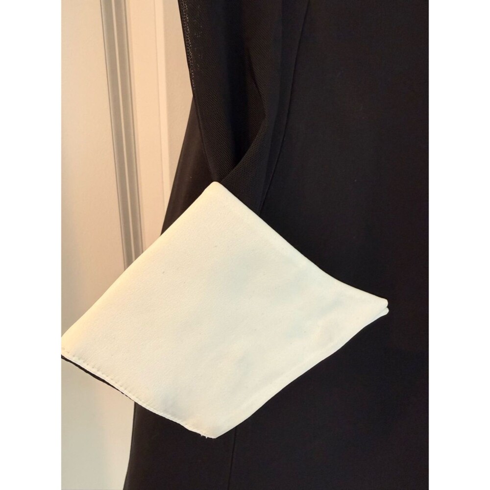 New Bronx and Banco Wednesday Long-Sleeve White Collar Minidress - Picture 9 of 16